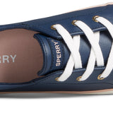 Women's Crest Vibe Platform Leather Navy