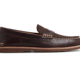 Men's Ripple Penny Leather Amaretto Herringbone