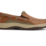 Men's Billfish Slip-On Wide Leather Linen