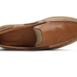 Men's Billfish Slip-On Wide Leather Linen