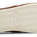 Women's Slim Boat Leather Tan Distress