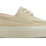 Women's Candy Boat Leather Birch Nubuck