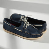 Women's Authentic Original 2-Eye Leather Navy