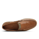 Men's Billfish Slip-On Wide Leather Linen