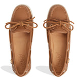 Women's Goldfish Boat Shoe Leather Saffiano