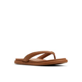 Women's Isla Thong Leather Light Brown