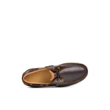 Men's Gold Cup Boat Leather Wide Amaretto