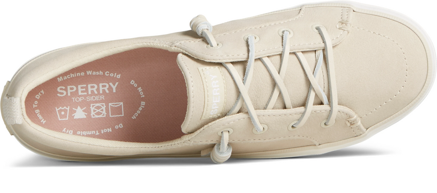 Women s Crest Vibe Washable Leather White Sperry Australia
