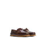 Men's Gold Authentic Original 2-Eye Leather Orleans Wide Brown