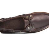 Men's Authentic Original 2-Eye Wide Leather Amaretto