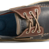 Men's Billfish 3-Eye Wide Leather Navy/Brown