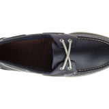 Men's Authentic Original 2-Eye Wide Leather Navy