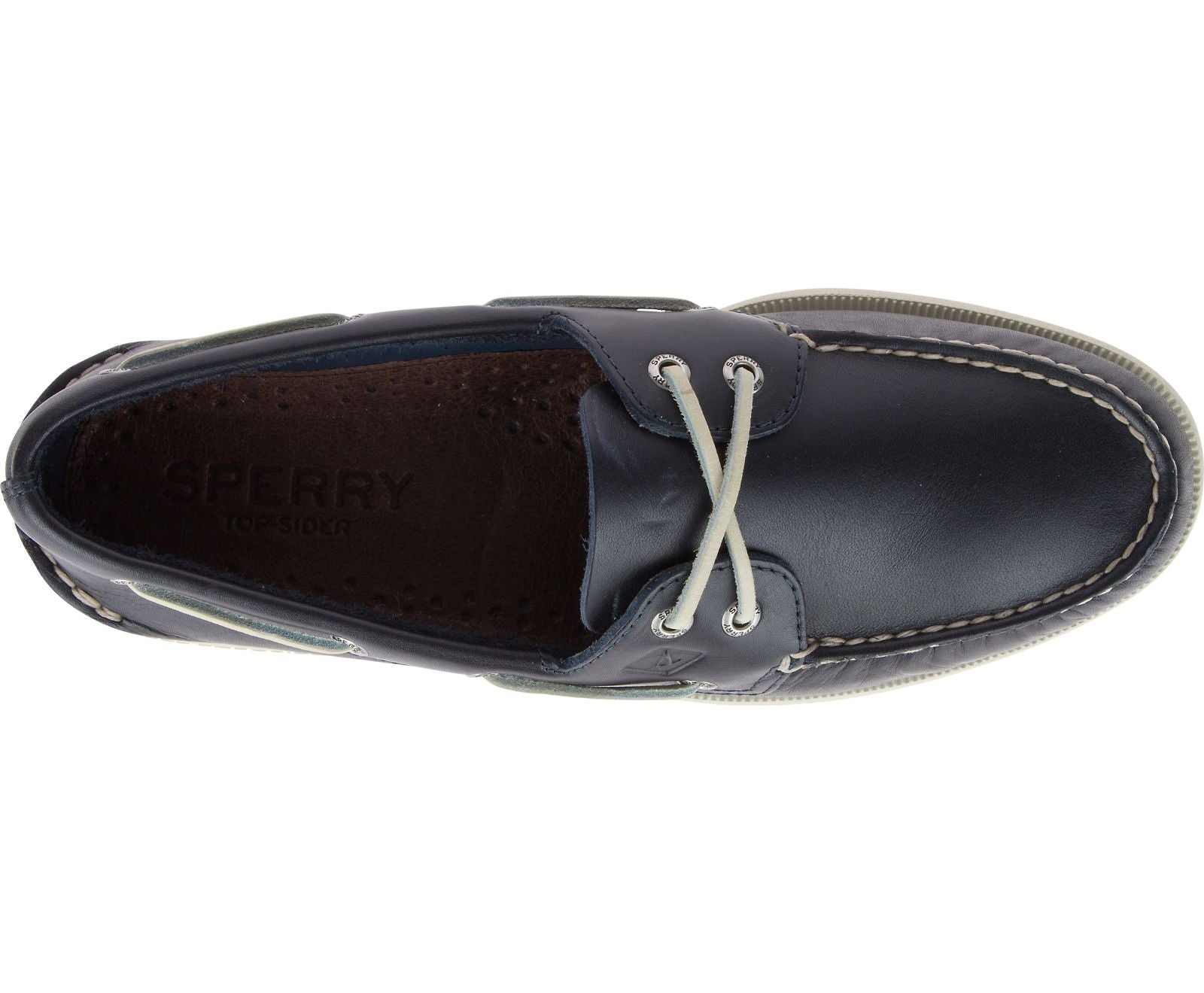 Men's Authentic Original 2-Eye Wide Leather Navy – Sperry Australia