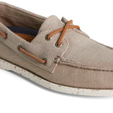 Men's Authentic Original 2-Eye SeaCycled Canvas Taupe