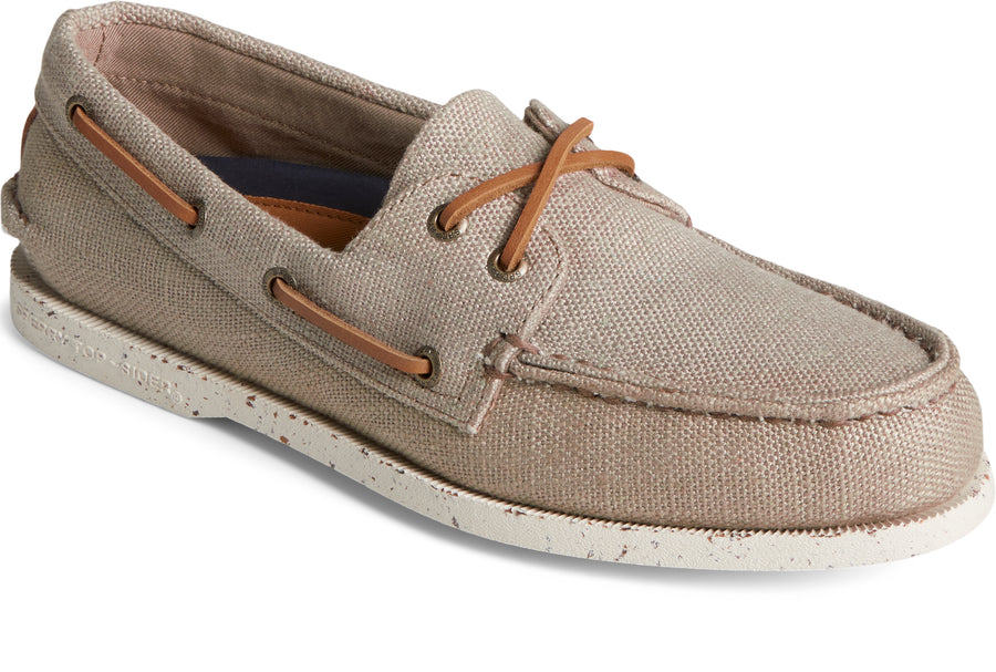 Men's Authentic Original 2-Eye SeaCycled Canvas Taupe