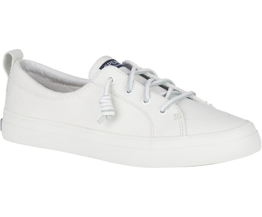 Women's Crest Vibe Leather White